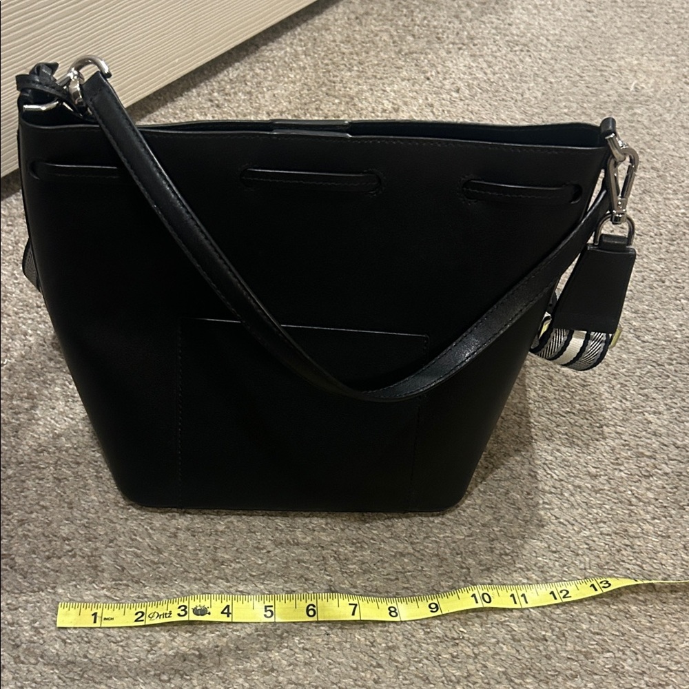 Michael Kors Black Crossbody Bag with Silver Accents - Picture 3 of 5